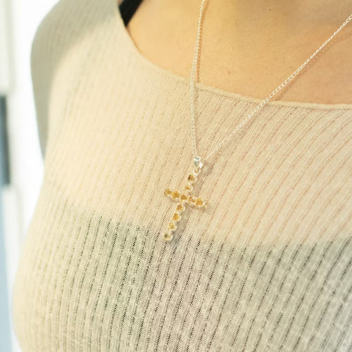 Crucifix cu citrin