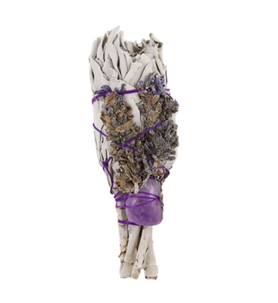 Mănunchi de Încălzire - Vindecare Spirituală Torță Salvie (ametist) 10 cm