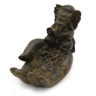 Ganesh și Arzător de Tămâie Mână (antic)
