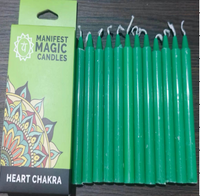 Lumânări Magice pentru Manifestare- Chakra Inimii - Verde