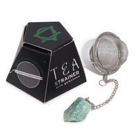 Infuzor de Ceai cu Cristal - Aventurin Verde