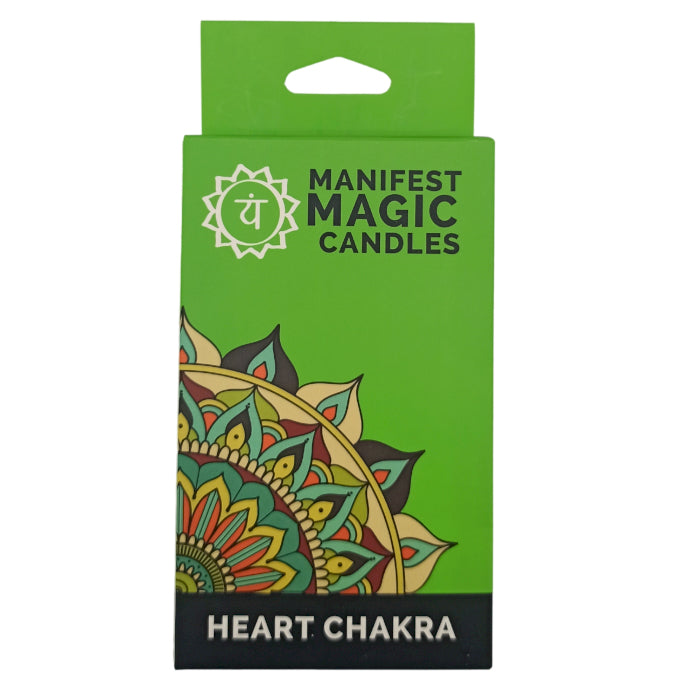 Lumânări Magice pentru Manifestare- Chakra Inimii - Verde