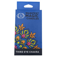 Lumânări Magice pentru Manifestare - Chakra al Treilea Ochi- Albastru Închis