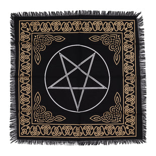 Pânză de Altar cu Franjuri Esoterică - Pentagon