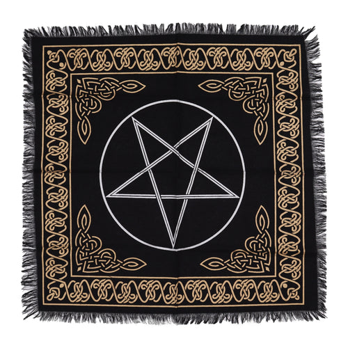 Pânză de Altar cu Franjuri Esoterică - Pentagon