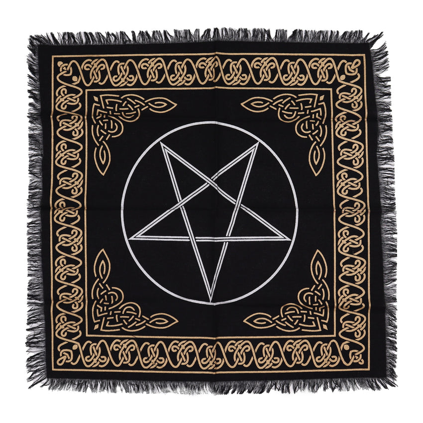 Pânză de Altar cu Franjuri Esoterică - Pentagon