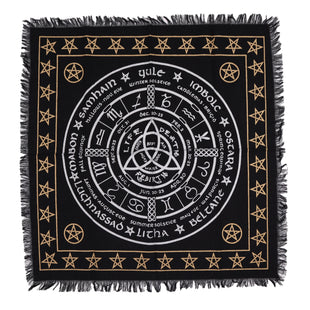 Pânză de Altar cu Franjuri Esoterică - Viață Moarte Renaștere