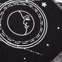 Pânză de Altar cu Franjuri Esoterică - Soare si Luna