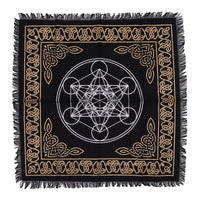 Pânză de Altar cu Franjuri Esoterică - Diagramă Chakre
