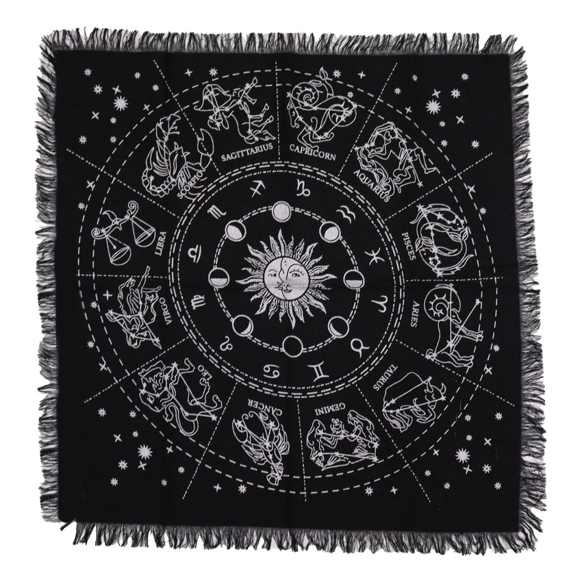 Pânză de Altar cu Franjuri Esoterică - Horoscop