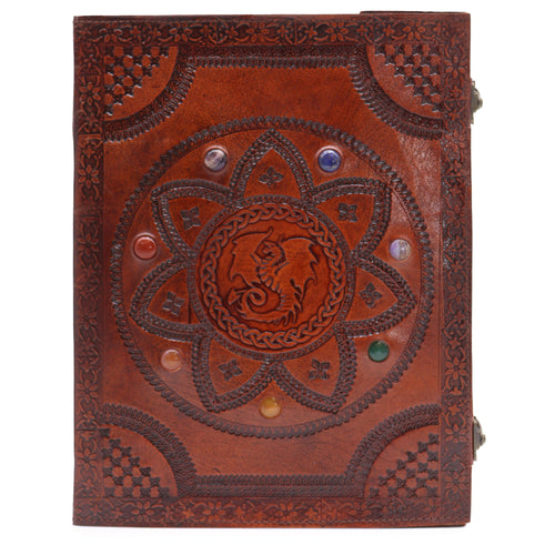 Agendă Extra Mare - Pietre Chakra Mandala