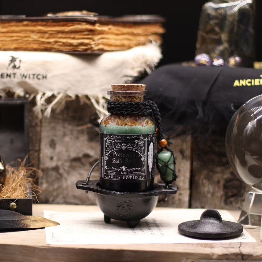 Sare de Baie Ancient Witch și Pandantiv cu Aventurin – Prosperitate