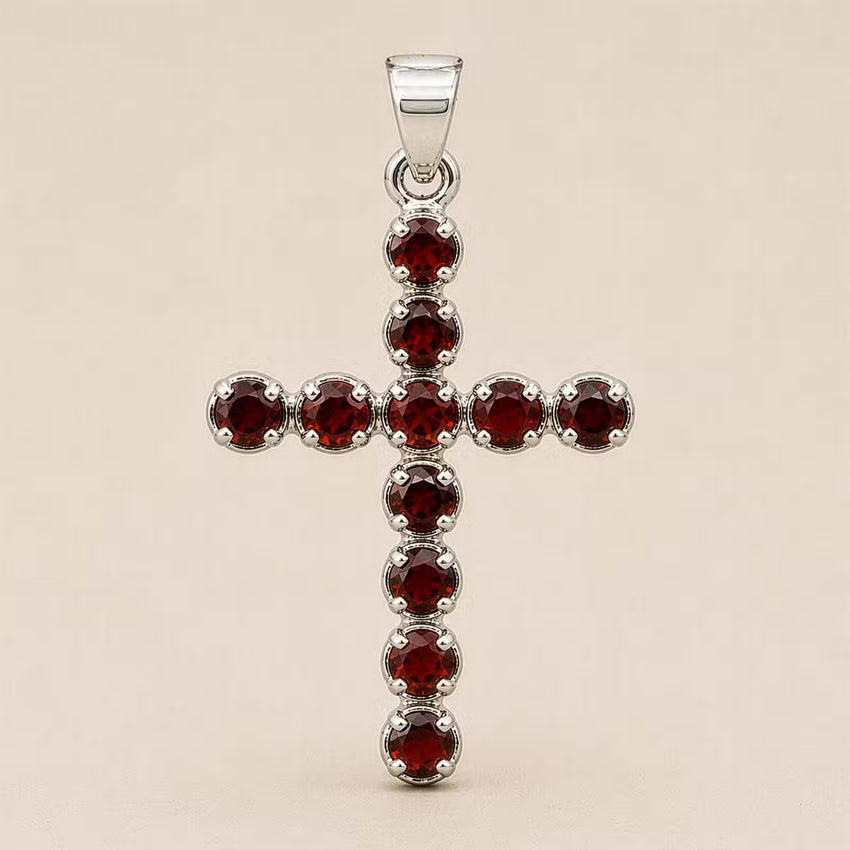 Crucifix cu granat