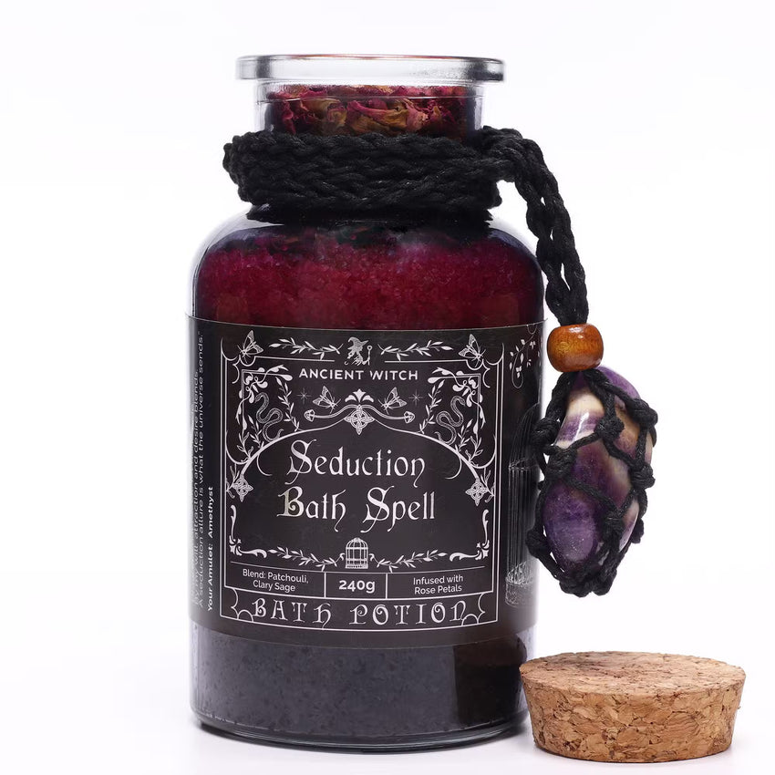 Sare de Baie Ancient Witch și Pandantiv cu Ametist – Seduction