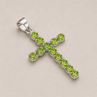 Crucifix cu Peridot