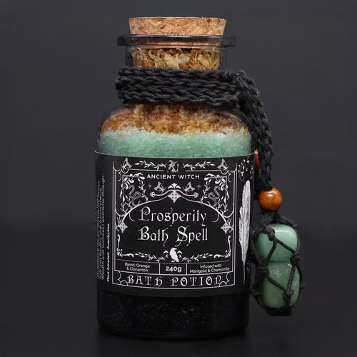 Sare de Baie Ancient Witch și Pandantiv cu Aventurin – Prosperitate