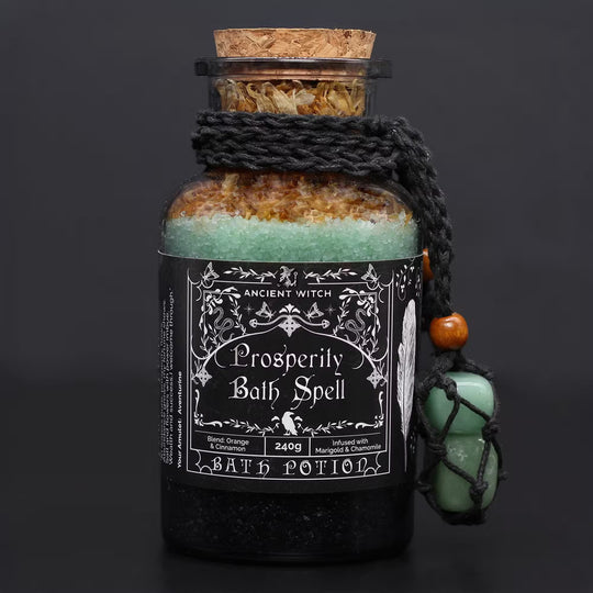 Sare de Baie Ancient Witch și Pandantiv cu Aventurin – Prosperitate