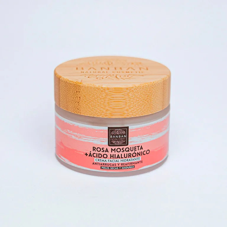 Cremă Regeneratoare cu Măceșe (Rosa Mosqueta) & Acid Hialuronic (50ml)