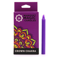 Lumânări Magice pentru Manifestare- Chakra Coroana - Violet