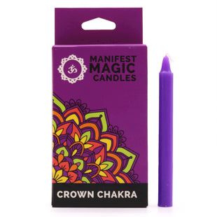 Lumânări Magice pentru Manifestare- Chakra Coroana - Violet